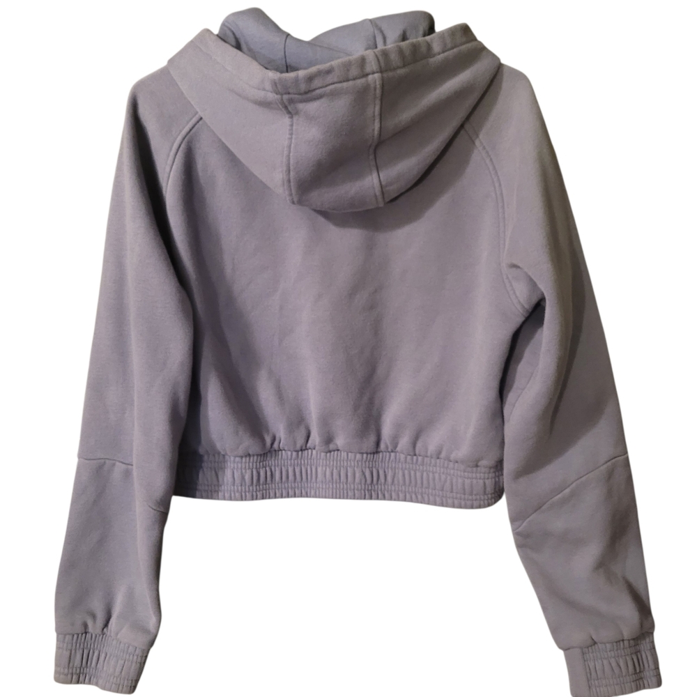 Gymshark gray cropped half zip hoodie - L.          O38 - Picture 8 of 9